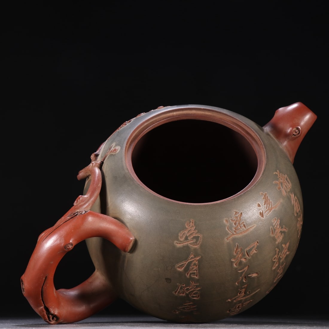 An Exquisite Purple Sands Flower Pattern Teapot - 8