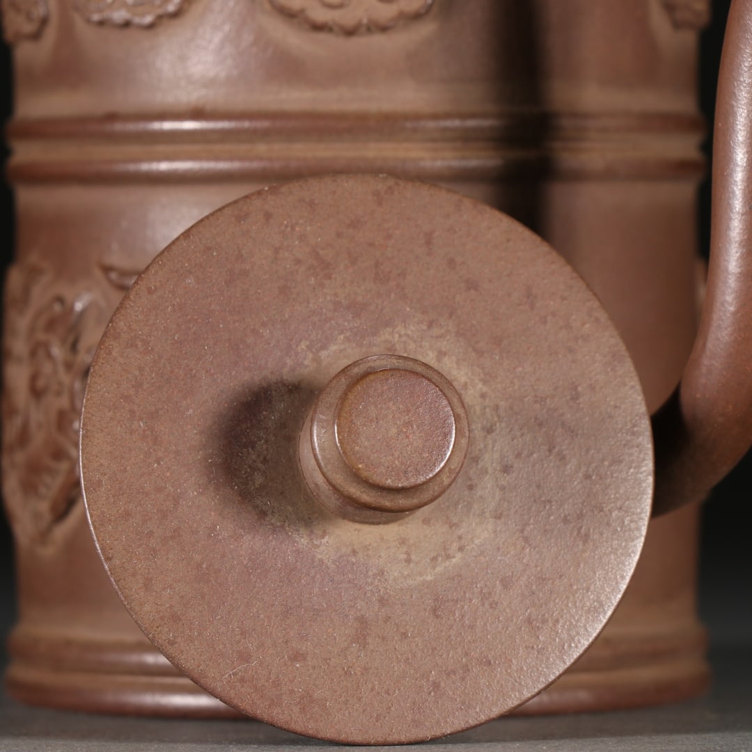 An Exquisite Purple Sands Figure Pattern Teapot - 3