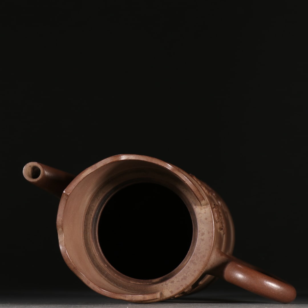 An Exquisite Purple Sands Figure Pattern Teapot - 8