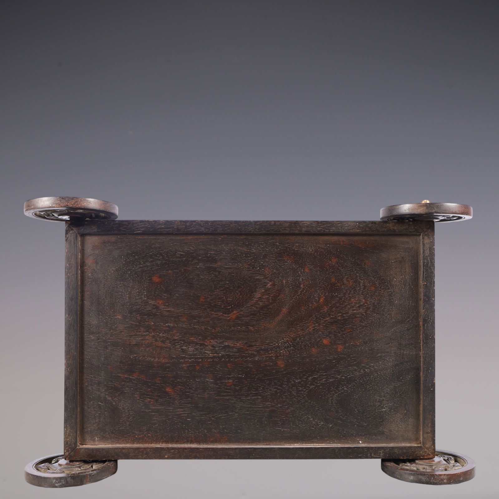 A Exquisite Zitanwood Flower Pattern Box - 6