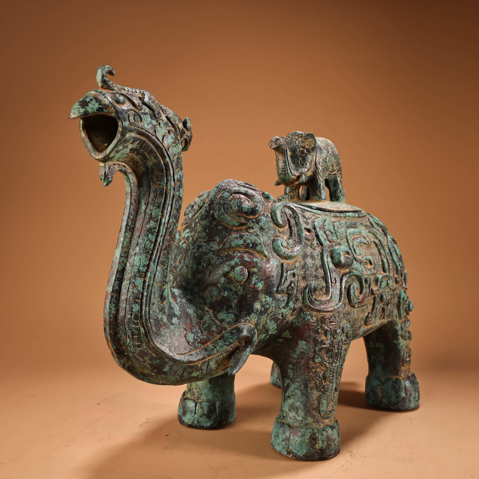 A bronze elephant statue - 2