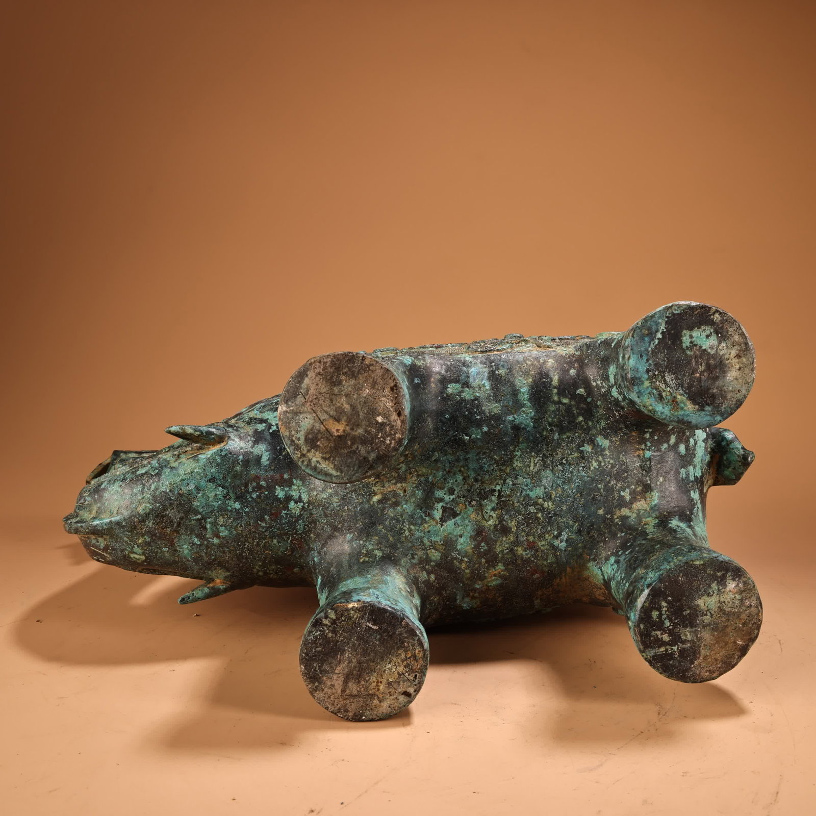 A bronze elephant statue - 9