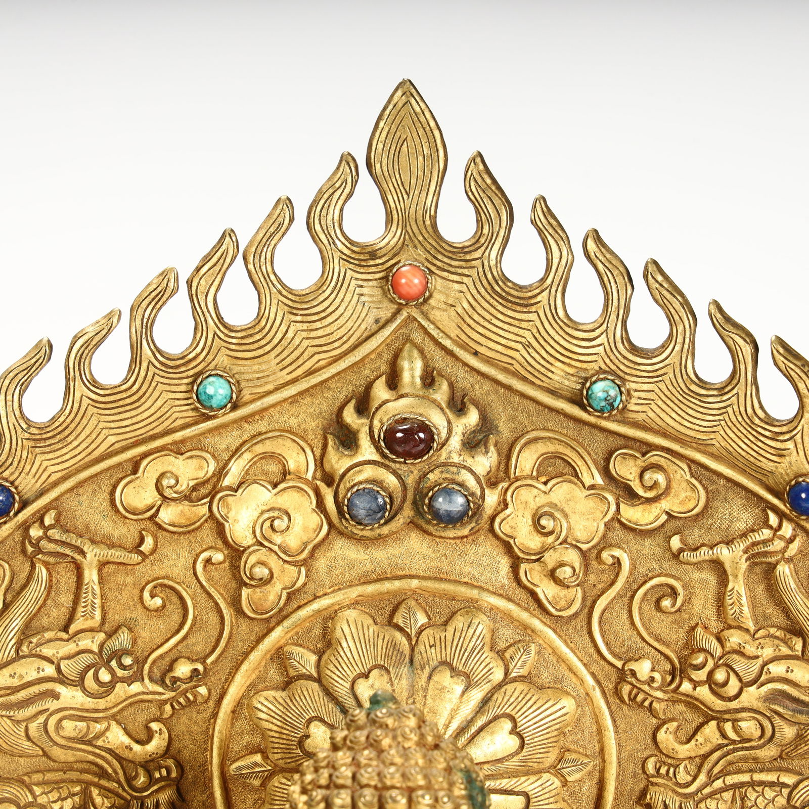 A bronze gilt Buddha statue - 5