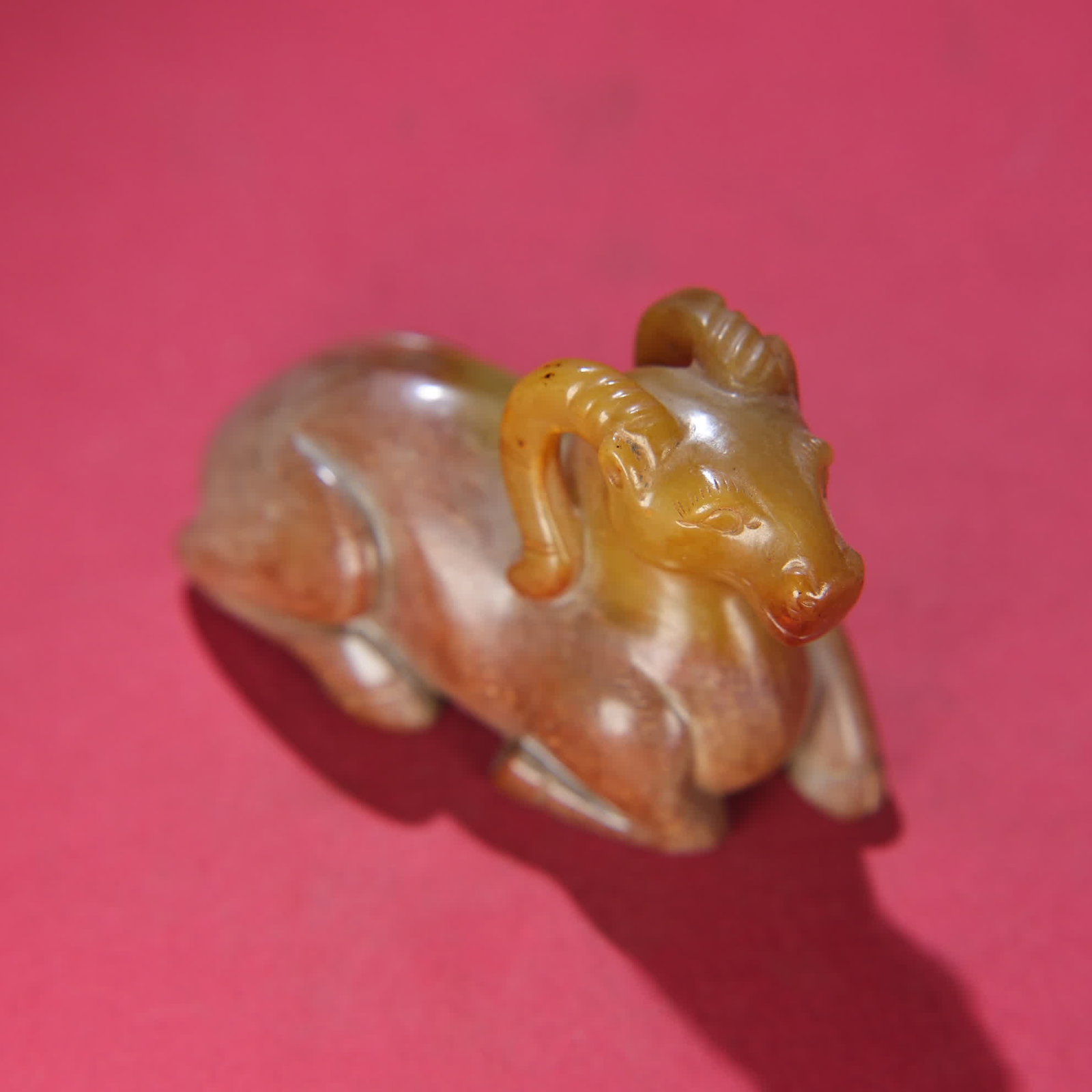 A Han Dynasty jade sheep - 9