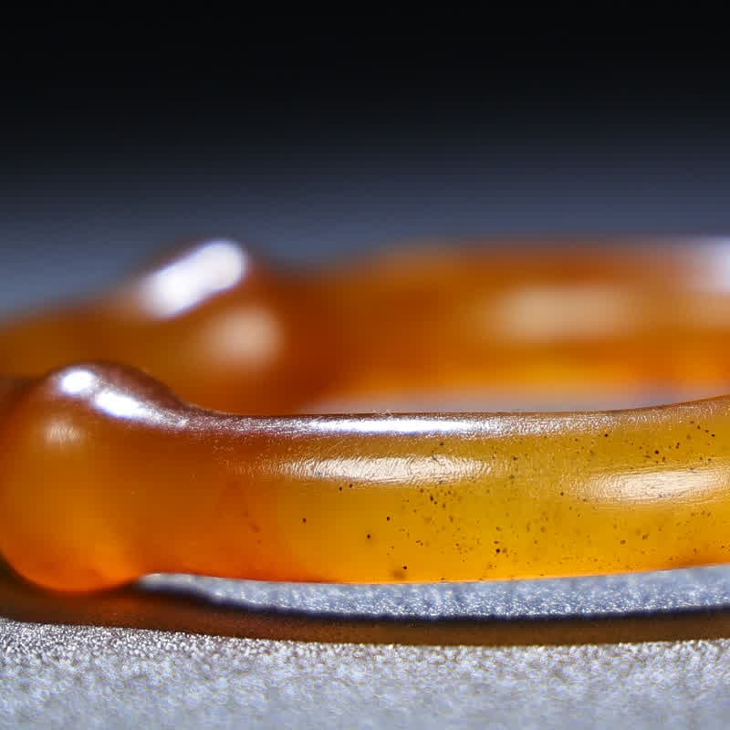 A Han Dynasty agate bracelet - 7