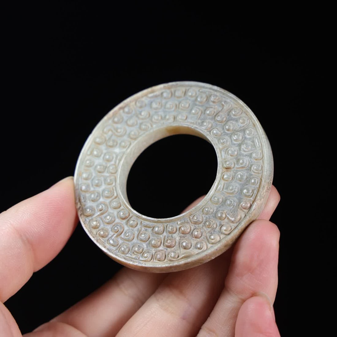 A Han Dynasty jade valley pattern jade - 9