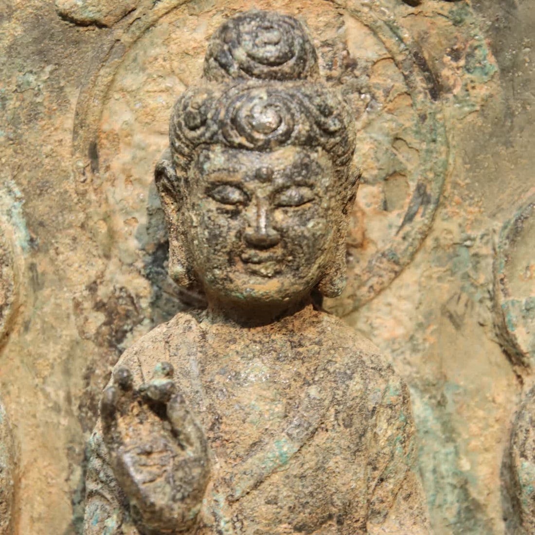A bronze Buddha - 5