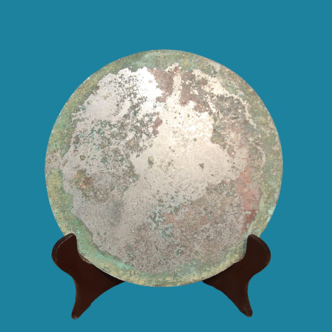 A bronze silver light mirror - 8