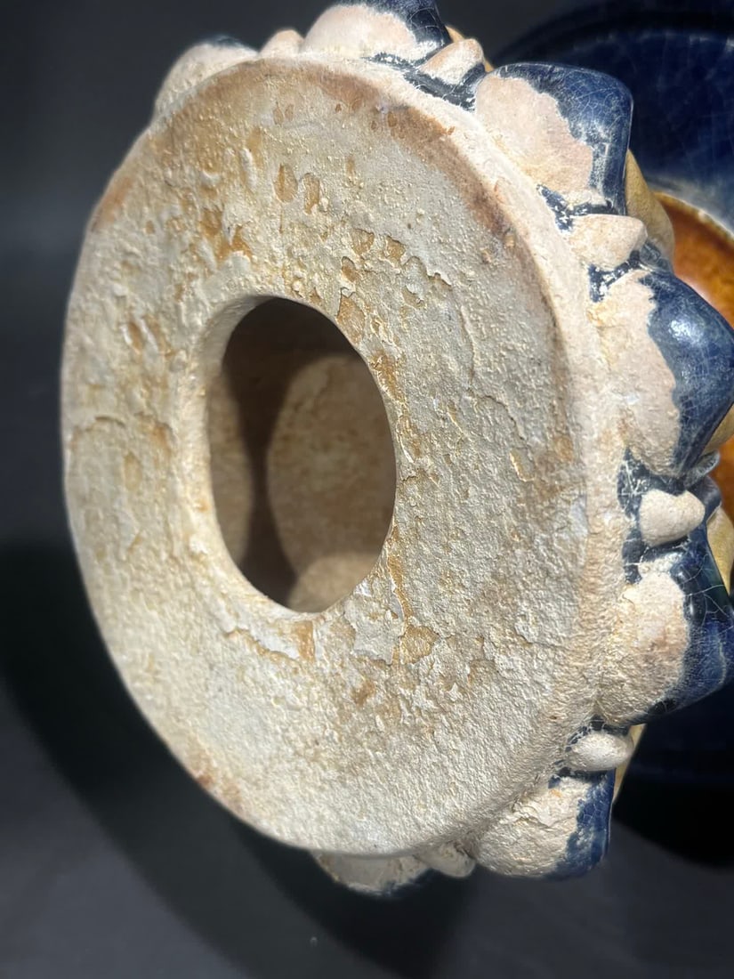 A Tang Sancai multi-layered candlestick - 6