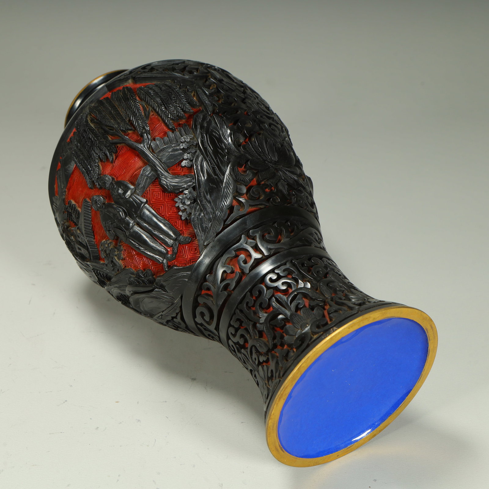 A red and black character pattern bottle - 11