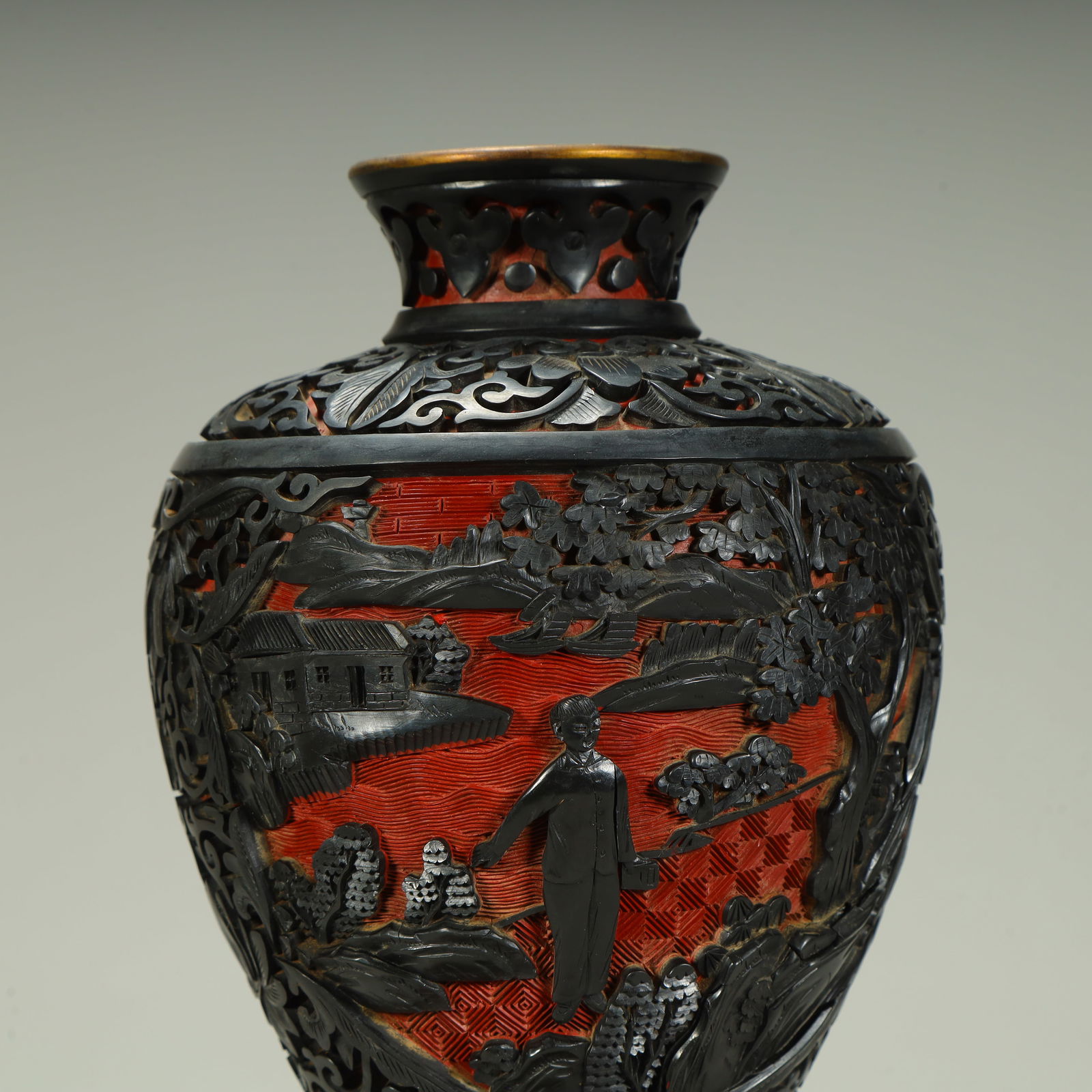 A red and black character pattern bottle - 2
