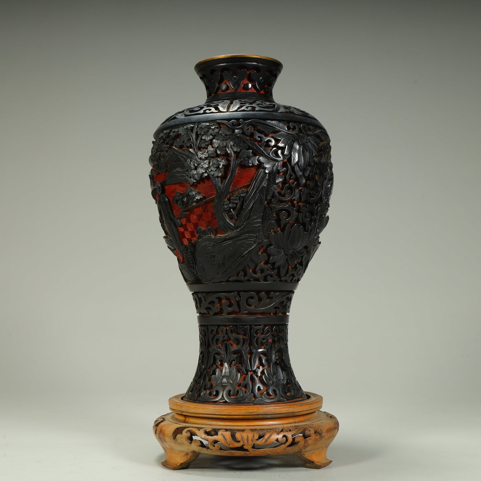 A red and black character pattern bottle - 4