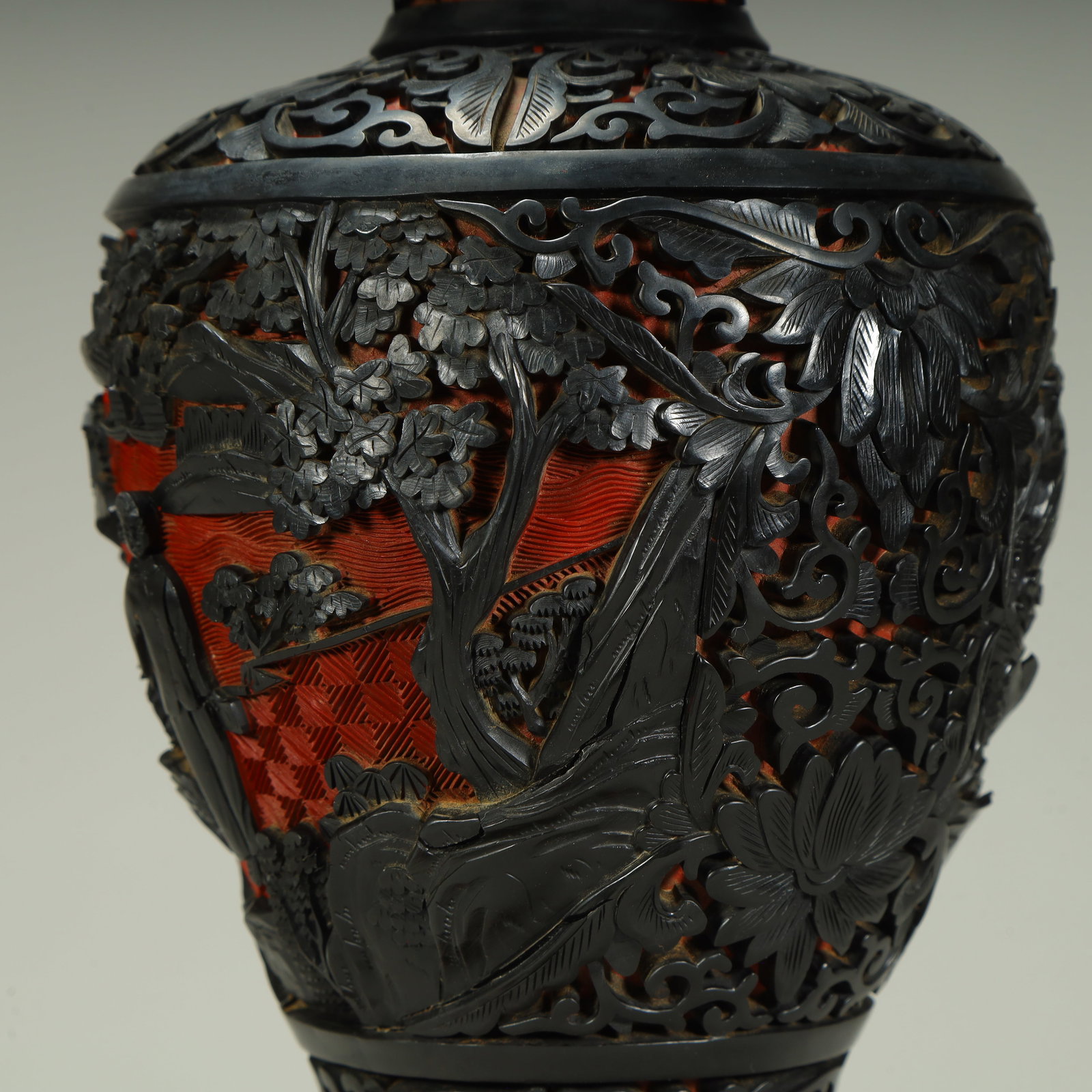 A red and black character pattern bottle - 5