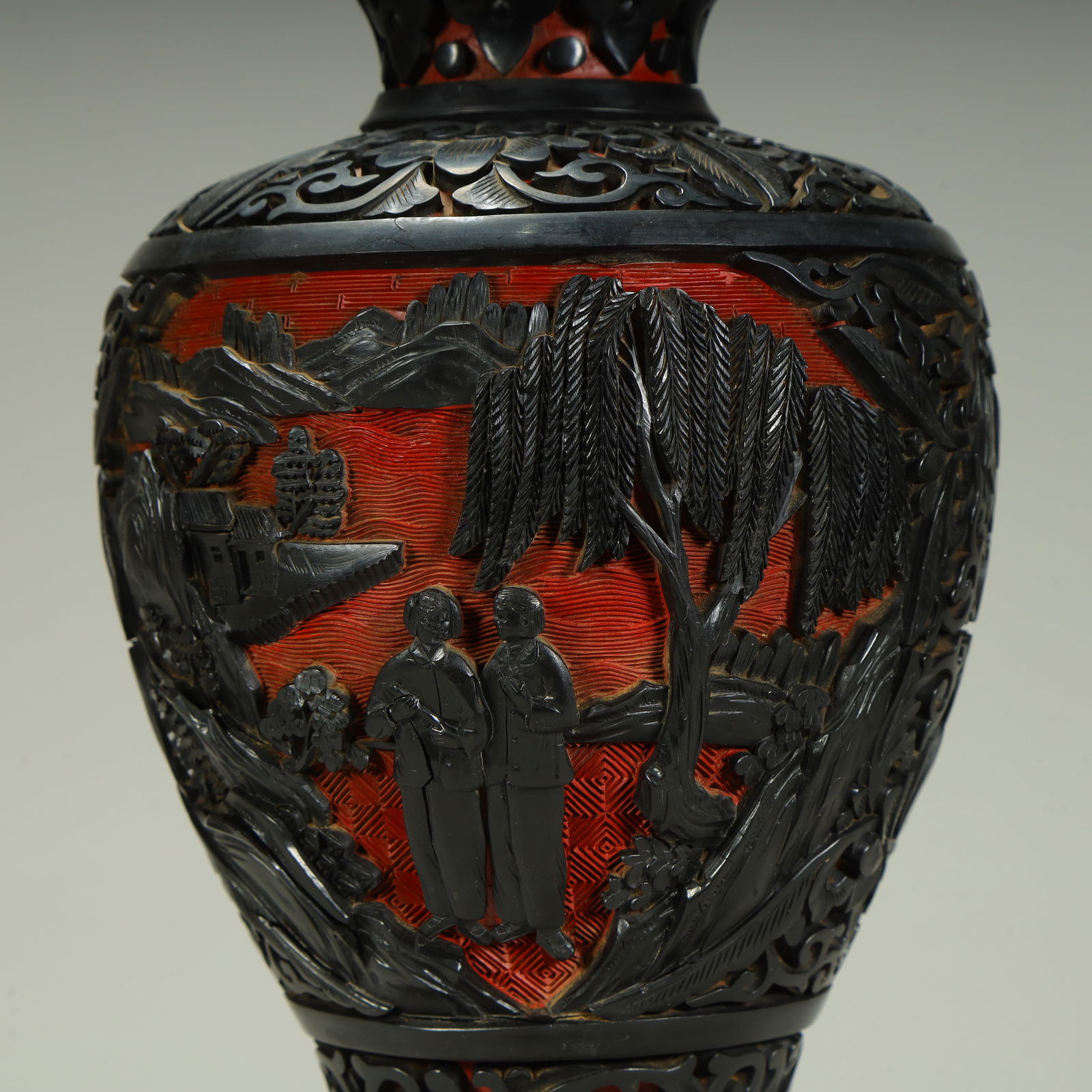 A red and black character pattern bottle - 7