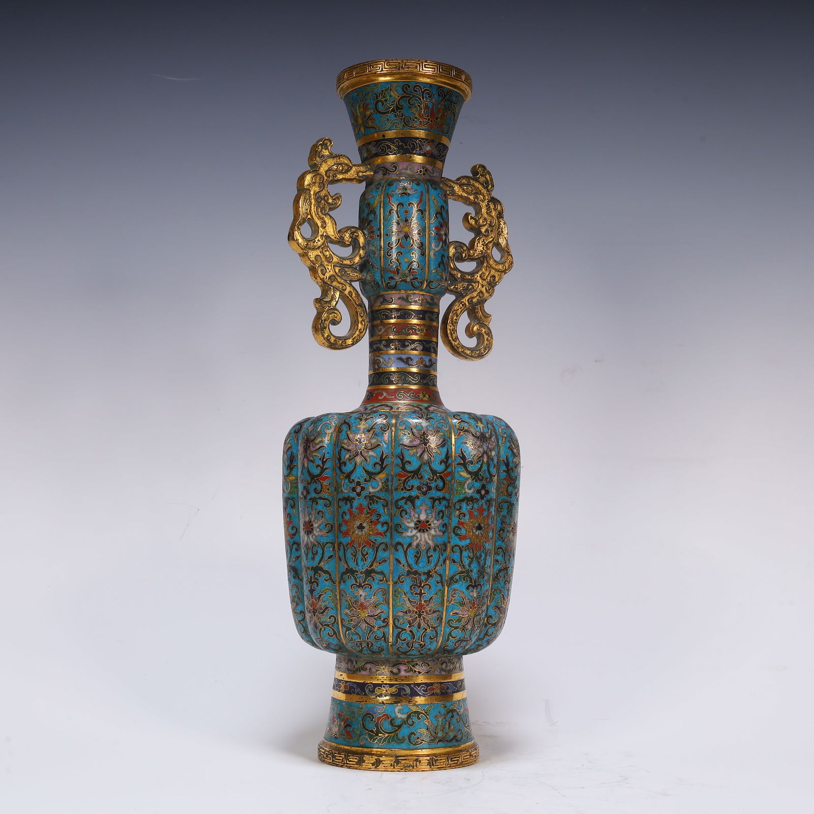 A cloisonné flower arrangement - 7