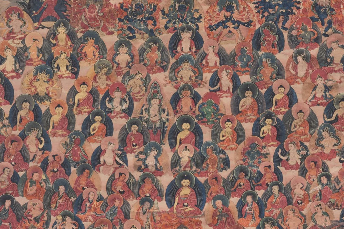 A Qing Dynasty thangka - 5