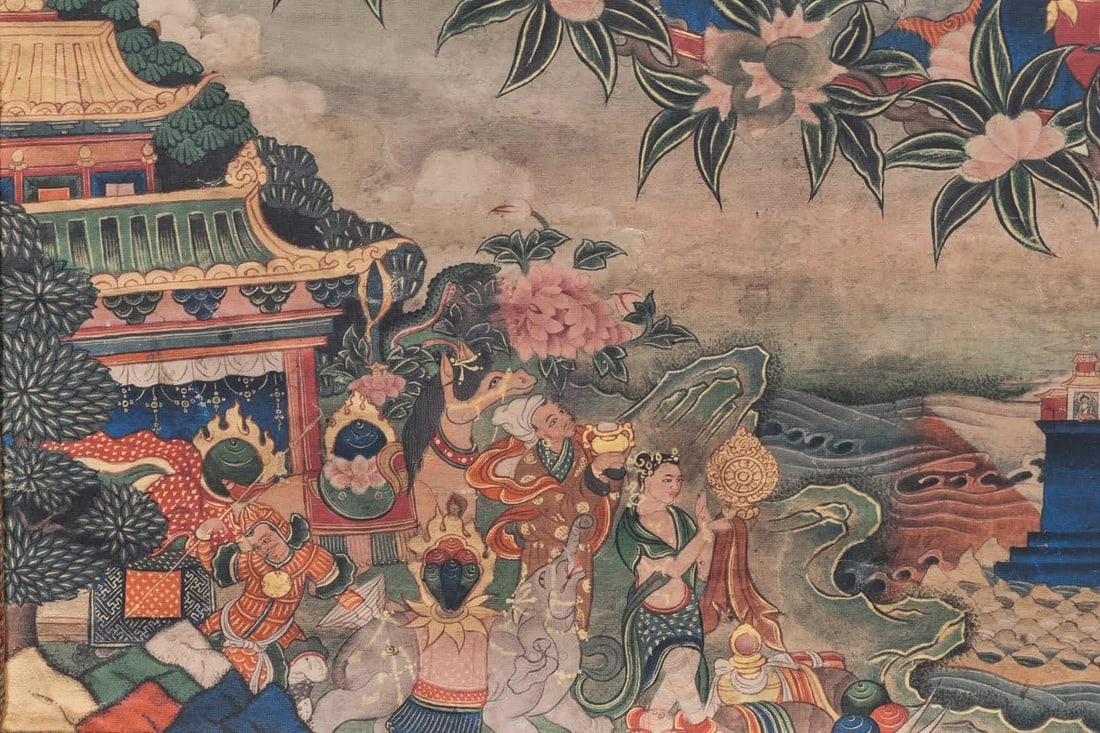 A Qing Dynasty thangka - 7