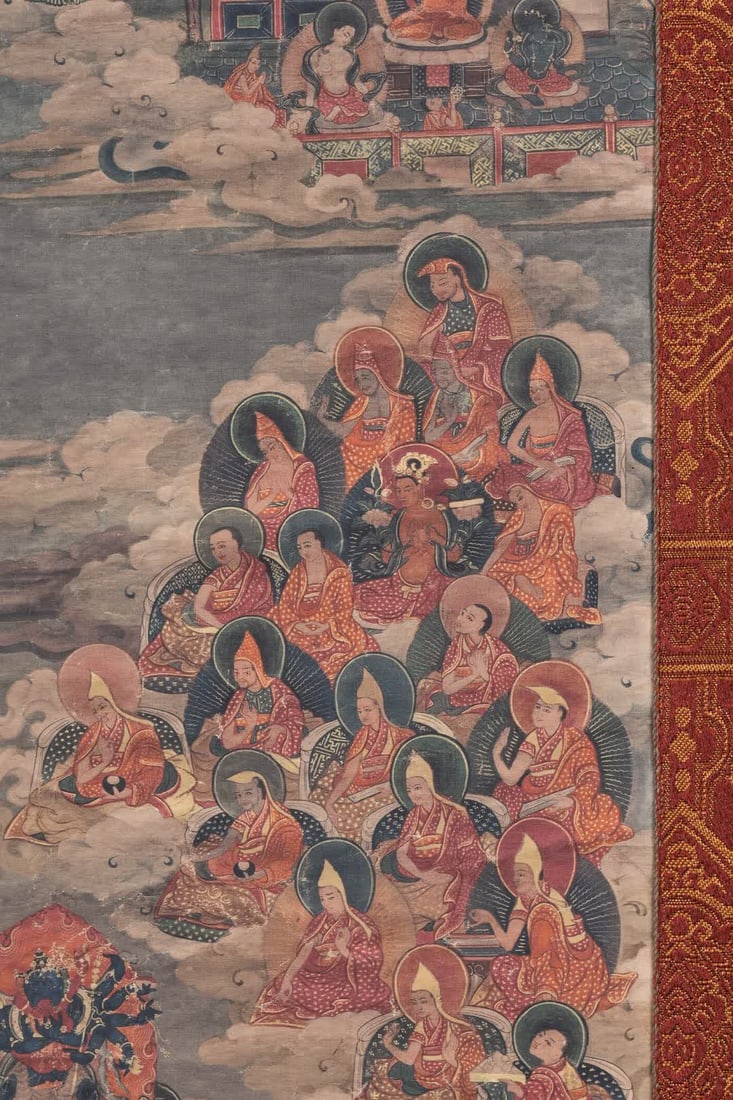 A Qing Dynasty thangka - 8