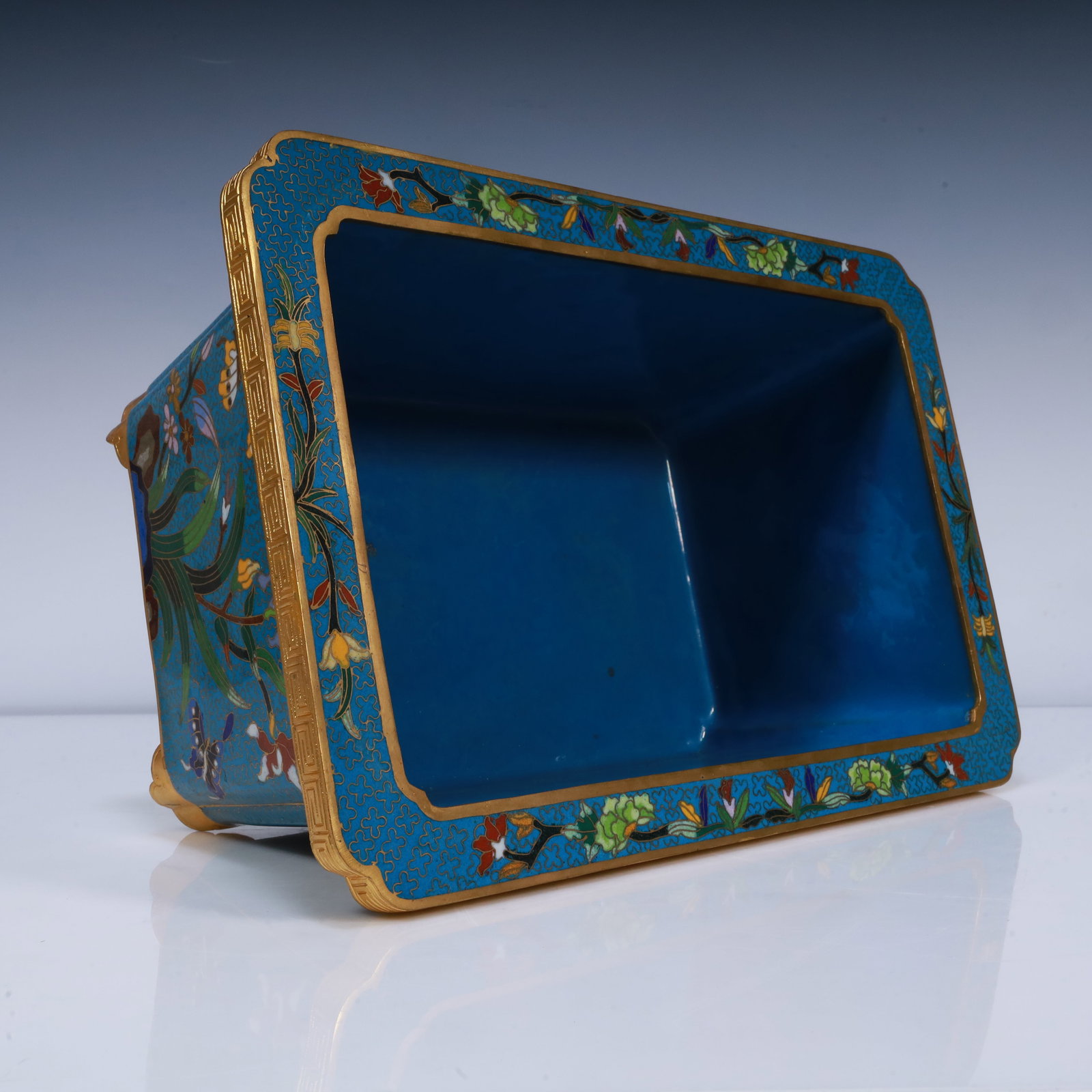 A cloisonné planter - 8