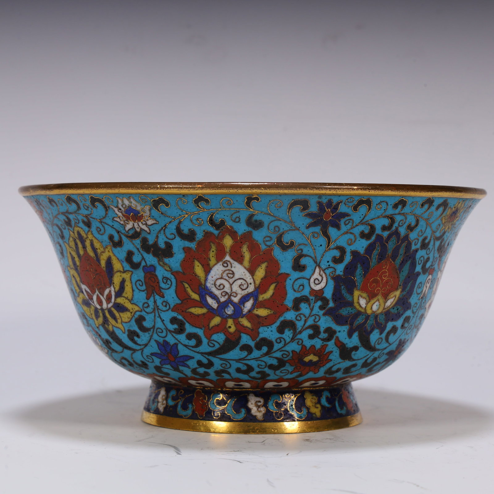 A cloisonné bowl - 2