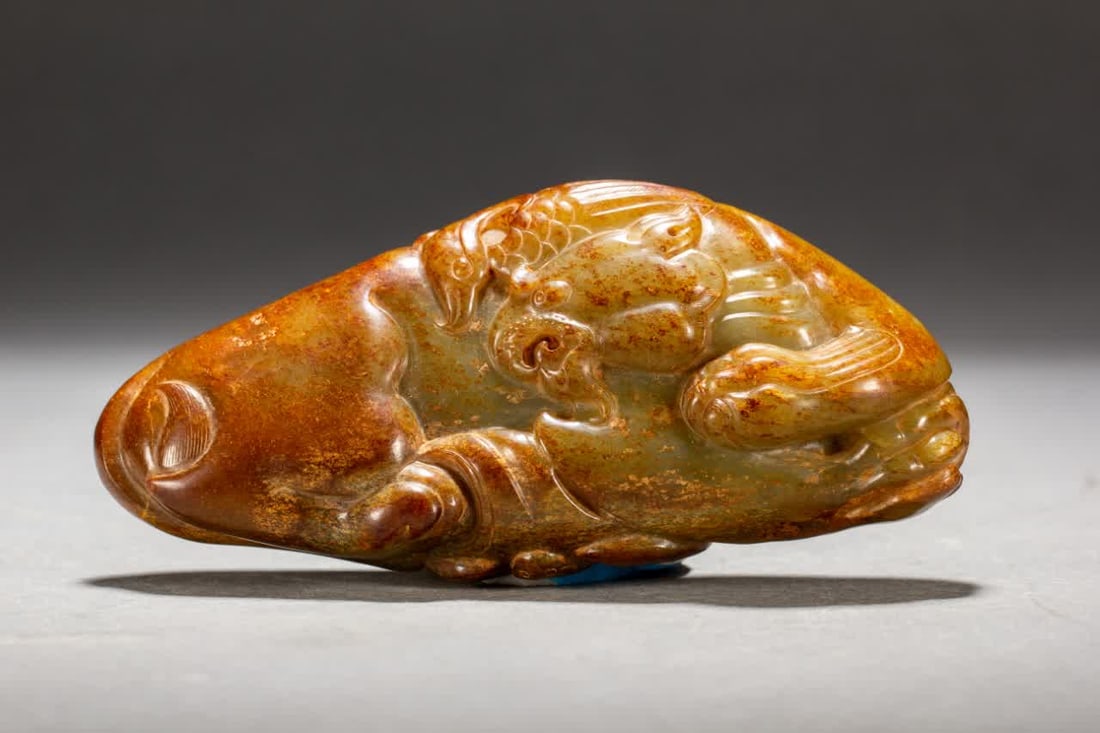 An ancient jade ornament: Ancient jade ornaments SIZE: L:14cm W:3.5cm H:6cm (The Dimensions Of All Batches Are Manually Measured.If You Need More Detailed Information, Please Contact Our Customer Service Before Bidding.)