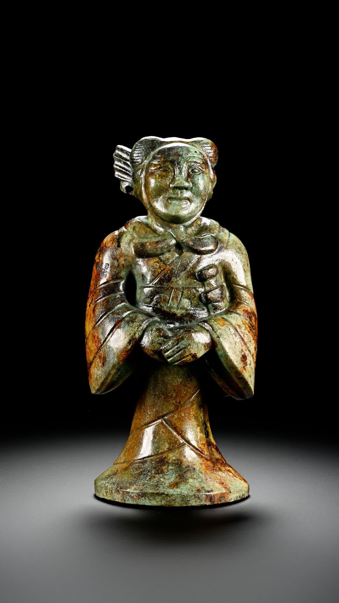 A Han Dynasty jade man - 2