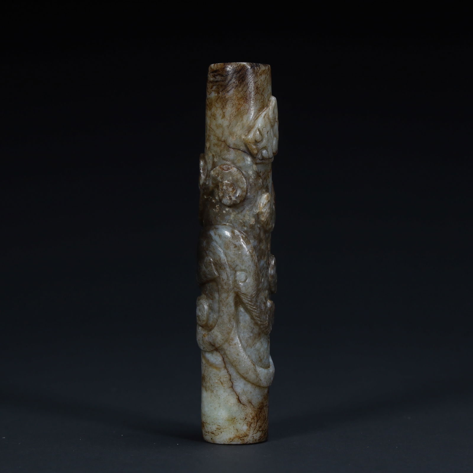 An ancient dragon pattern jade resin - 2