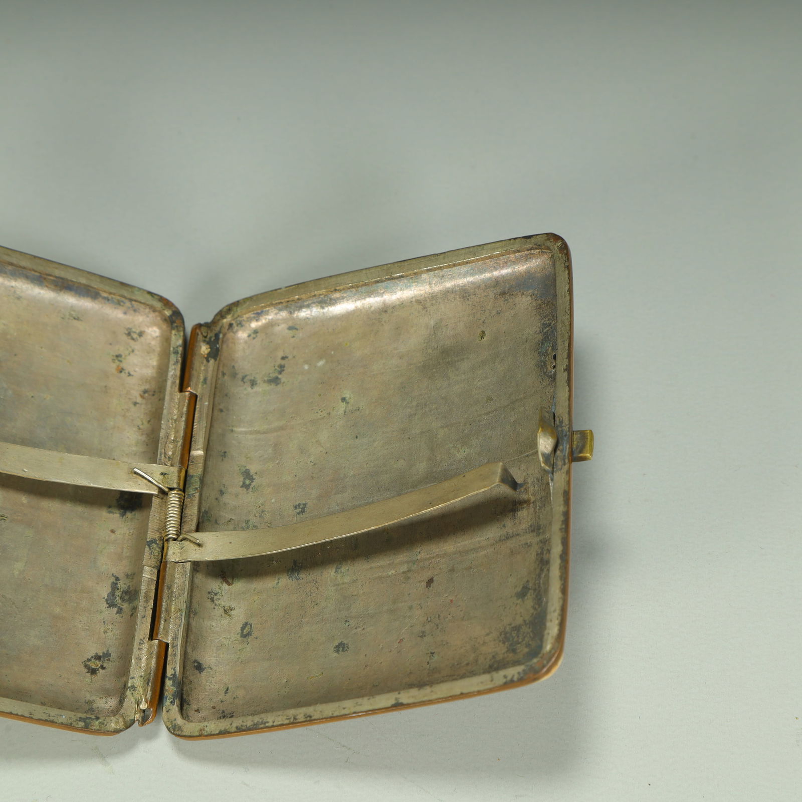 A copper tire cloisonné enamel yellow brown dragon pattern rectangular lid box - 9