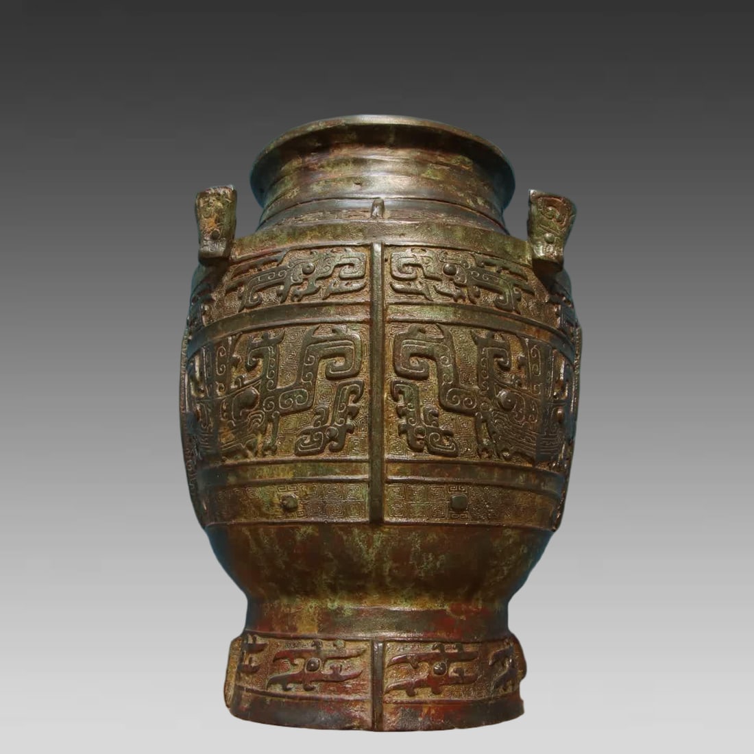 A bronze jar - 2