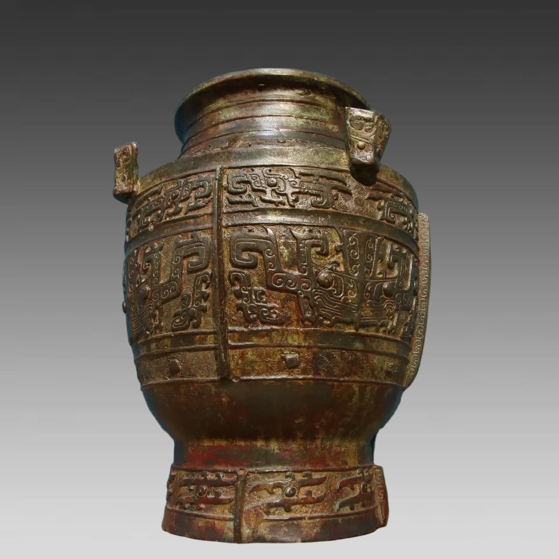 A bronze jar - 3