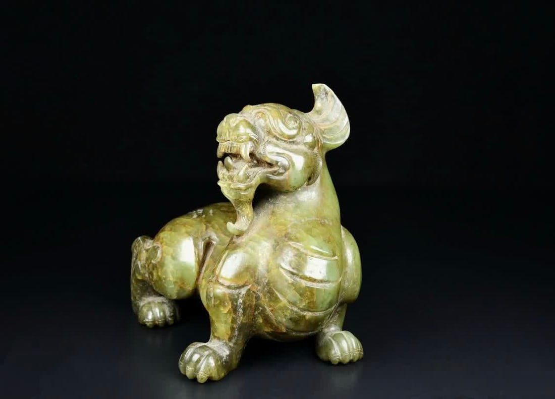 A Han Dynasty jade unicorn - 8