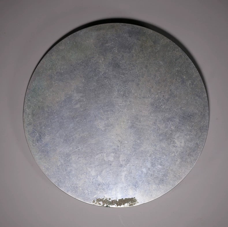 A gilded copper mirror - 4