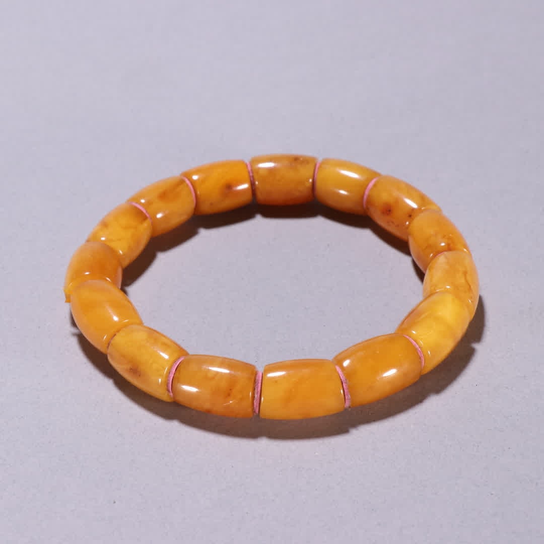 A Qing Dynasty beeswax bracelet - 5