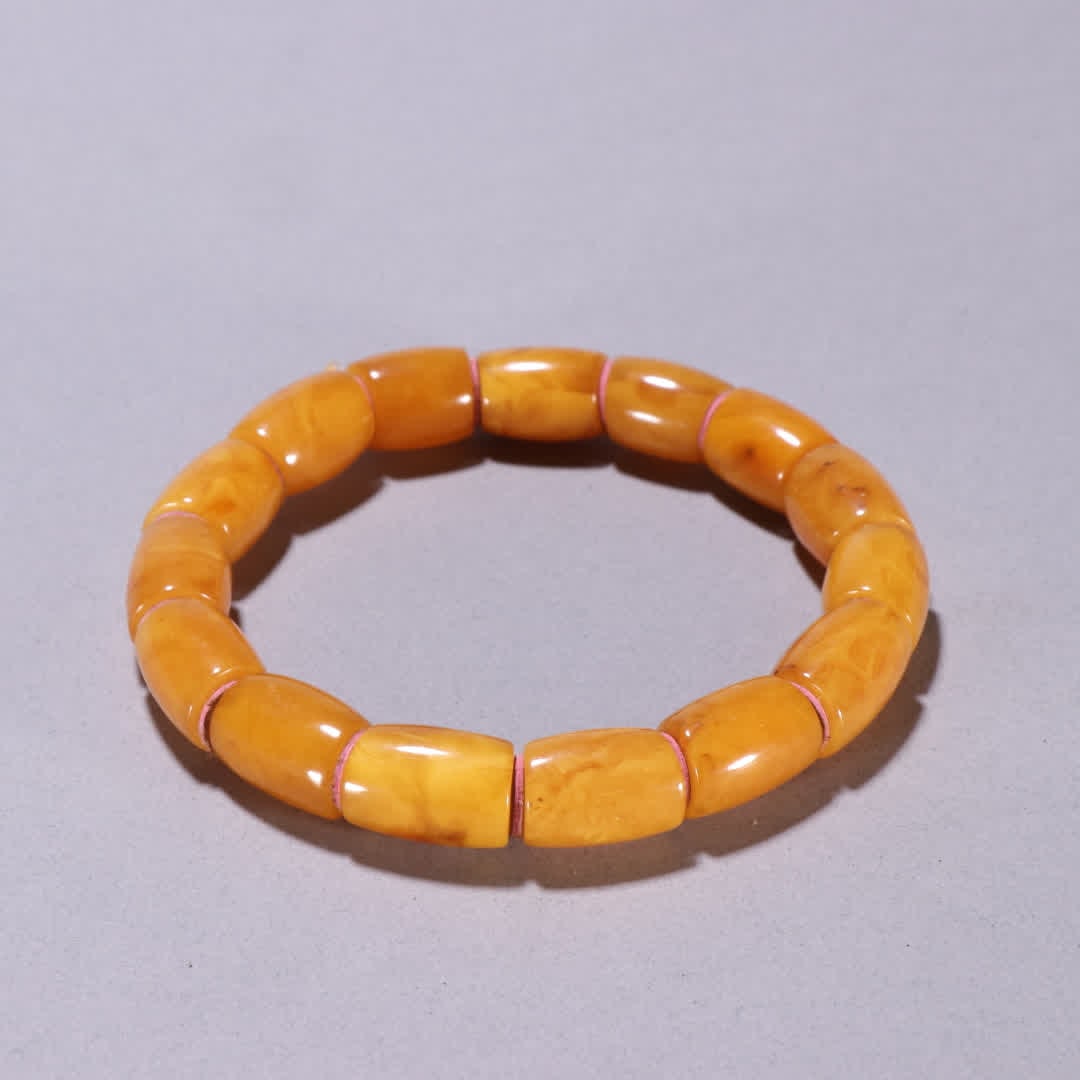 A Qing Dynasty beeswax bracelet - 6