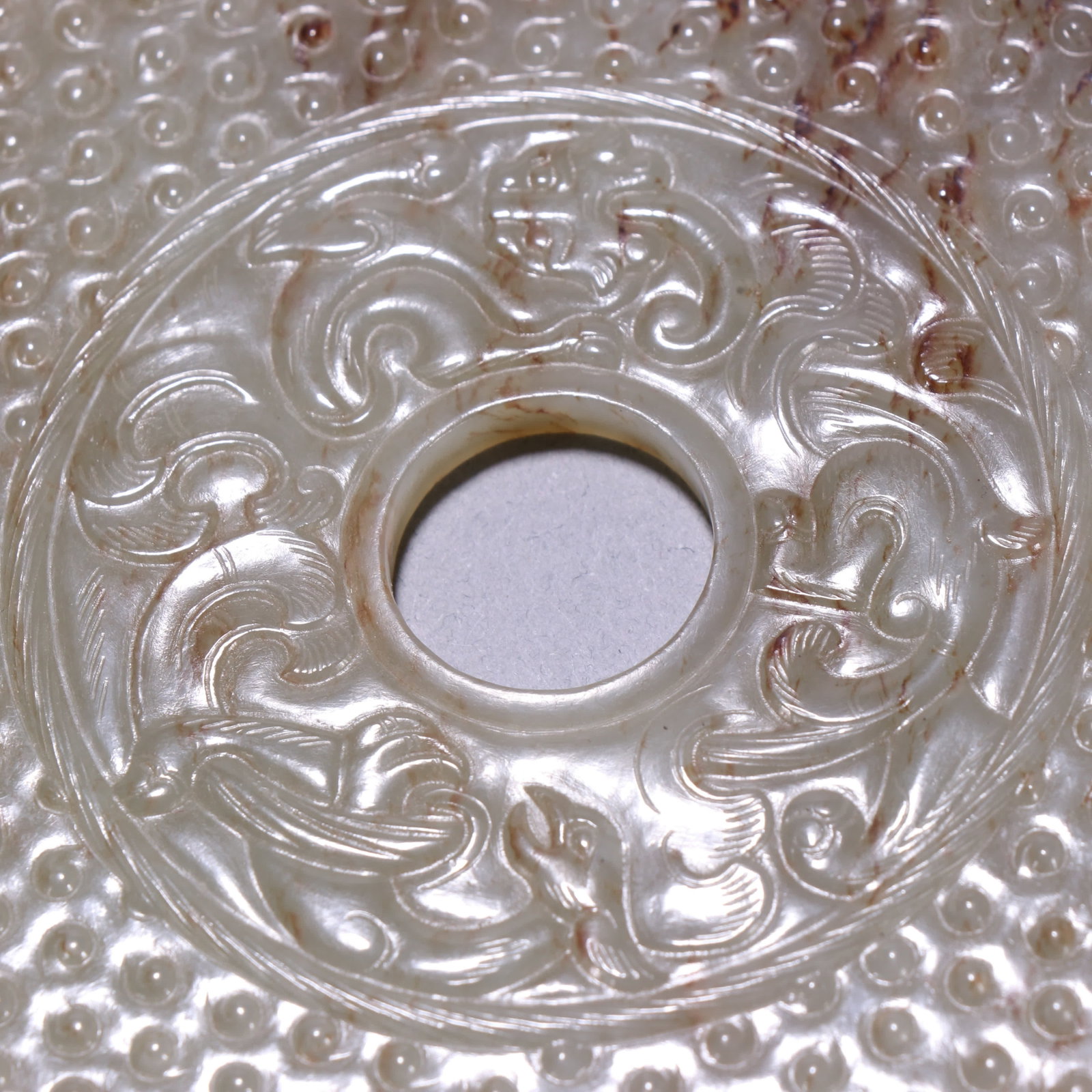A Han Dynasty ancient jade dragon valley pattern jade jade - 6
