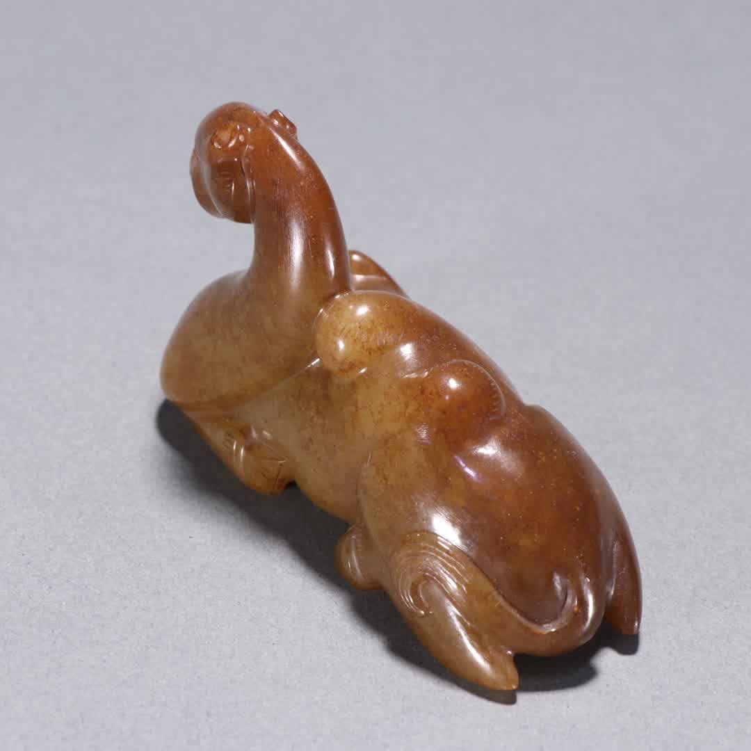 An ancient jade camel ornament - 7