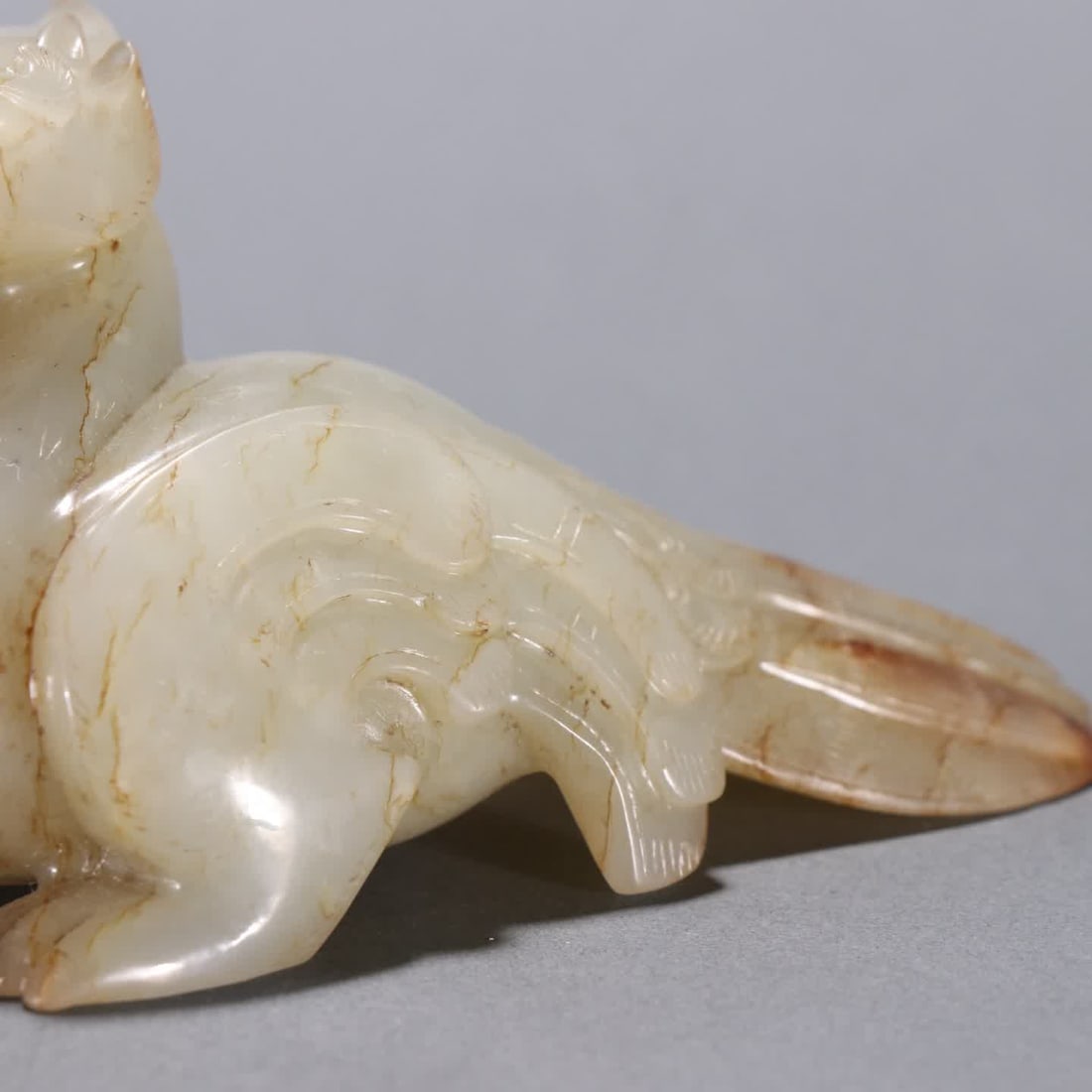 A Qing Dynasty Hetian jade bird - 2