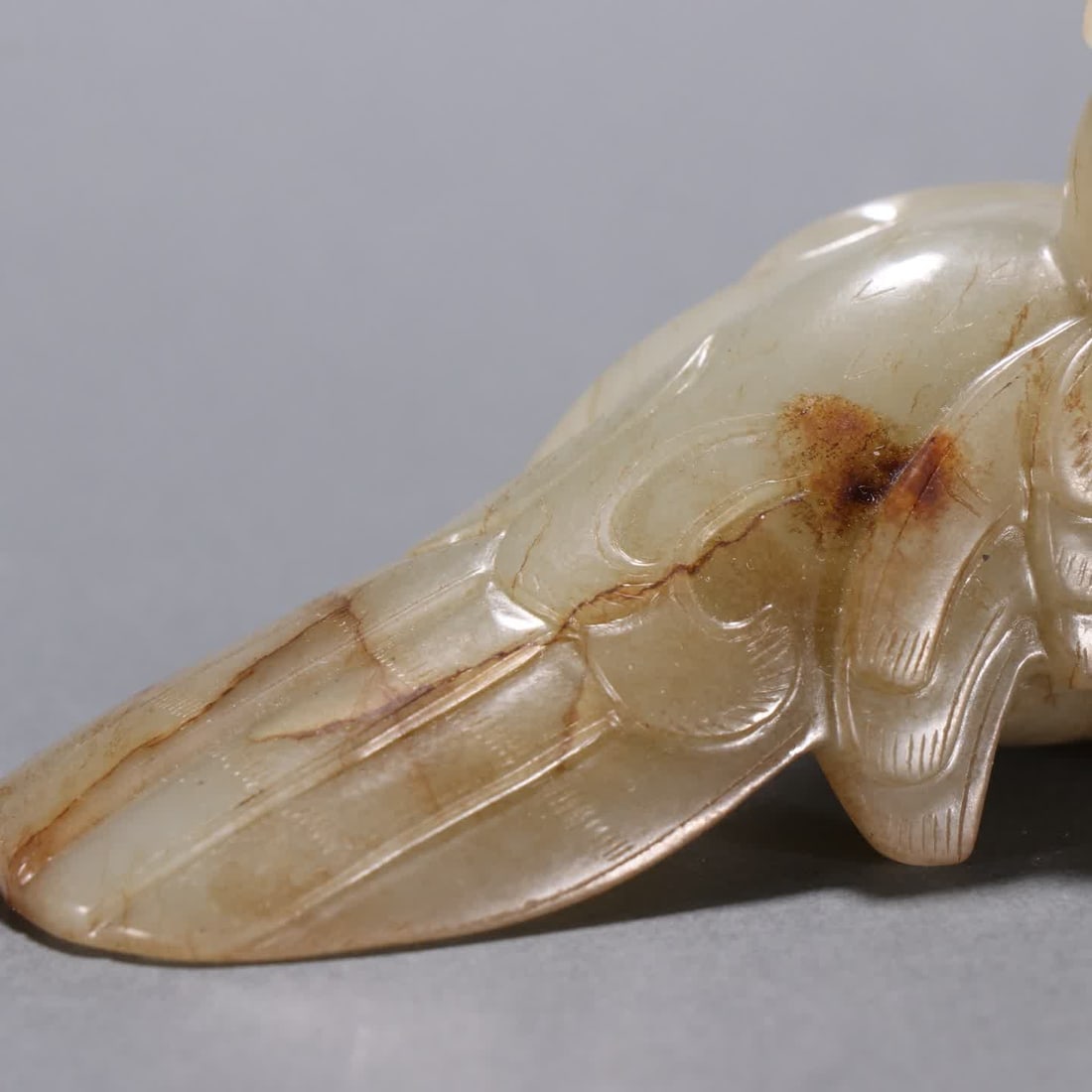 A Qing Dynasty Hetian jade bird - 6