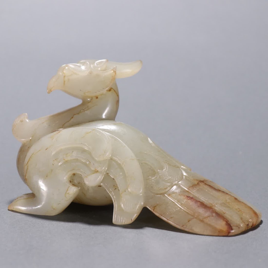 A Qing Dynasty Hetian jade bird - 8