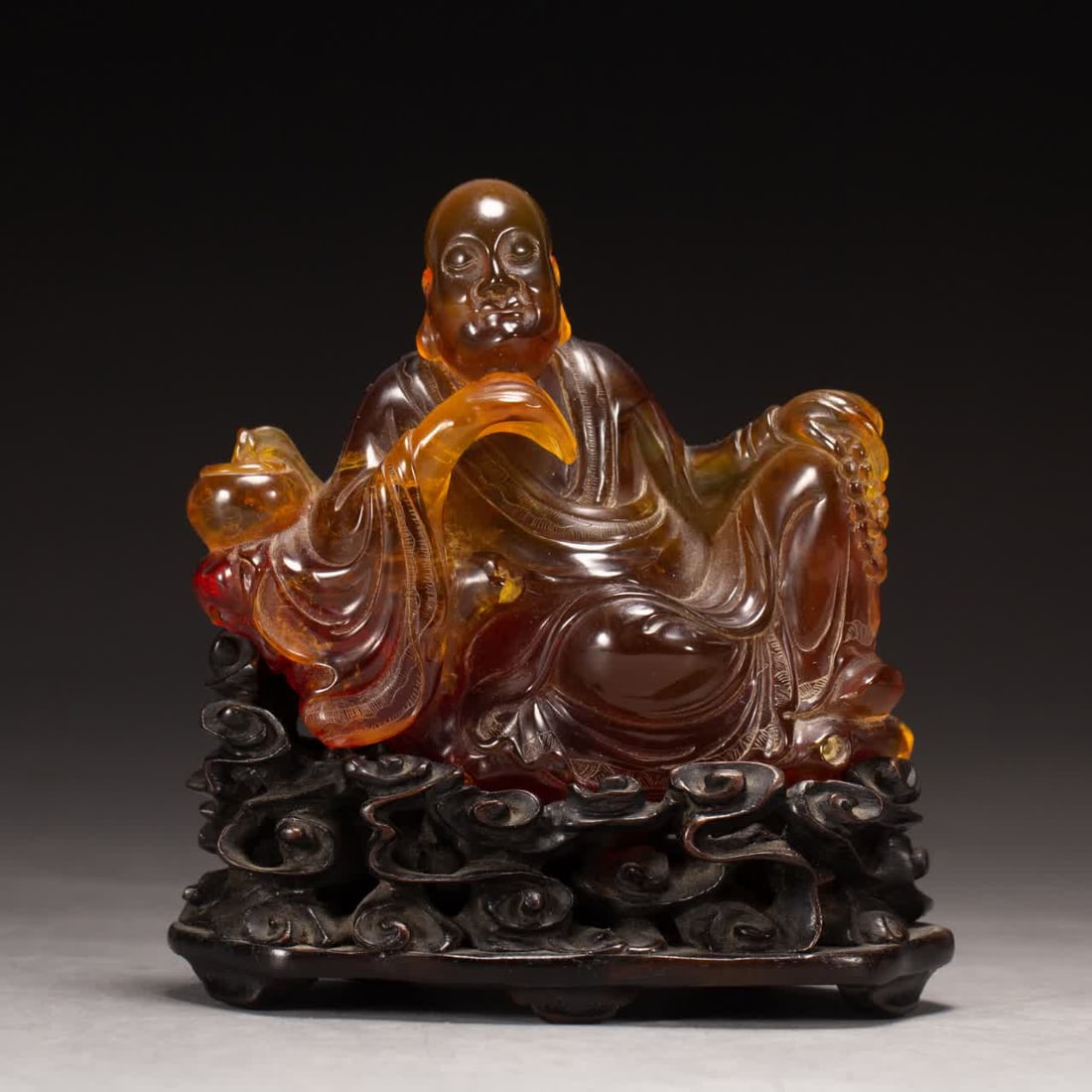 A Qing Dynasty beeswax Arhat ornament (1 of 9)