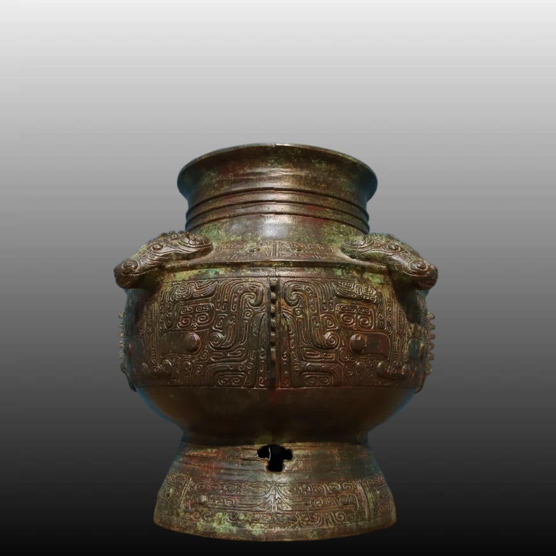 A bronze jar - 2