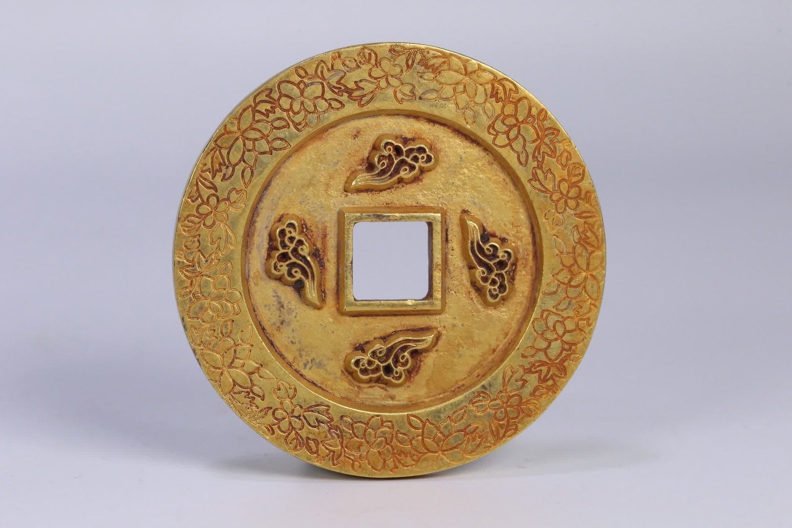 A copper-gilt Chunxi ingot - 2