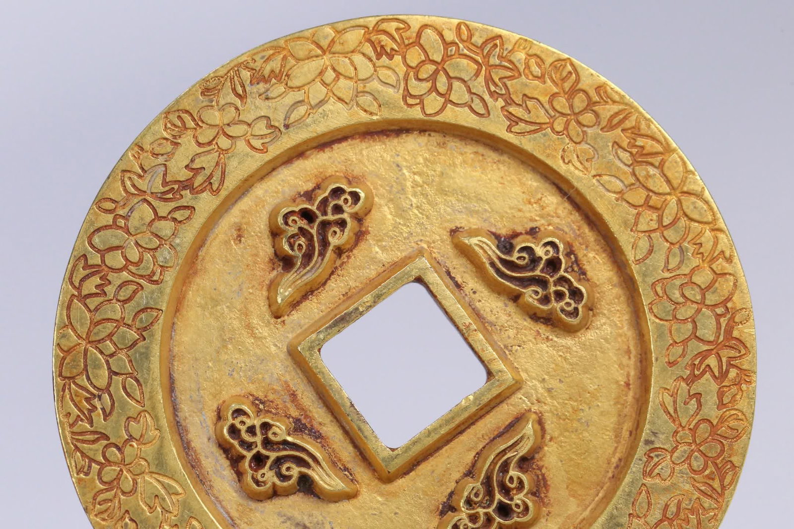 A copper-gilt Chunxi ingot - 6