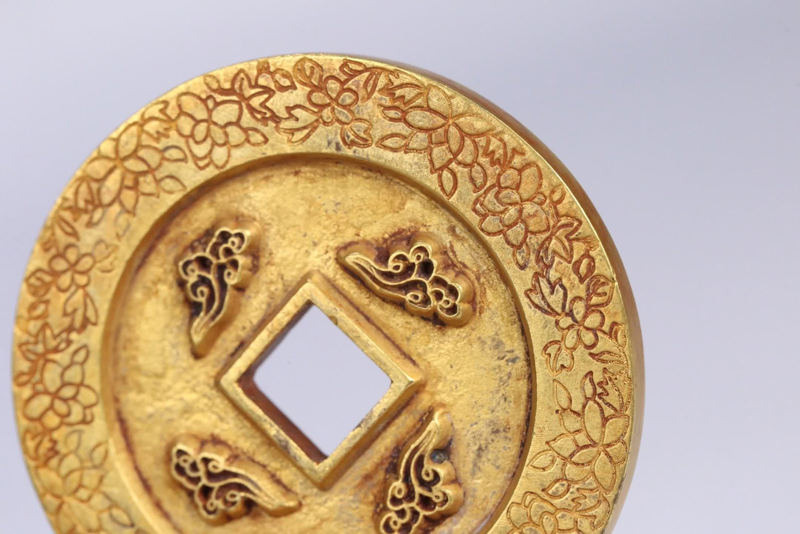 A copper-gilt Chunxi ingot - 9