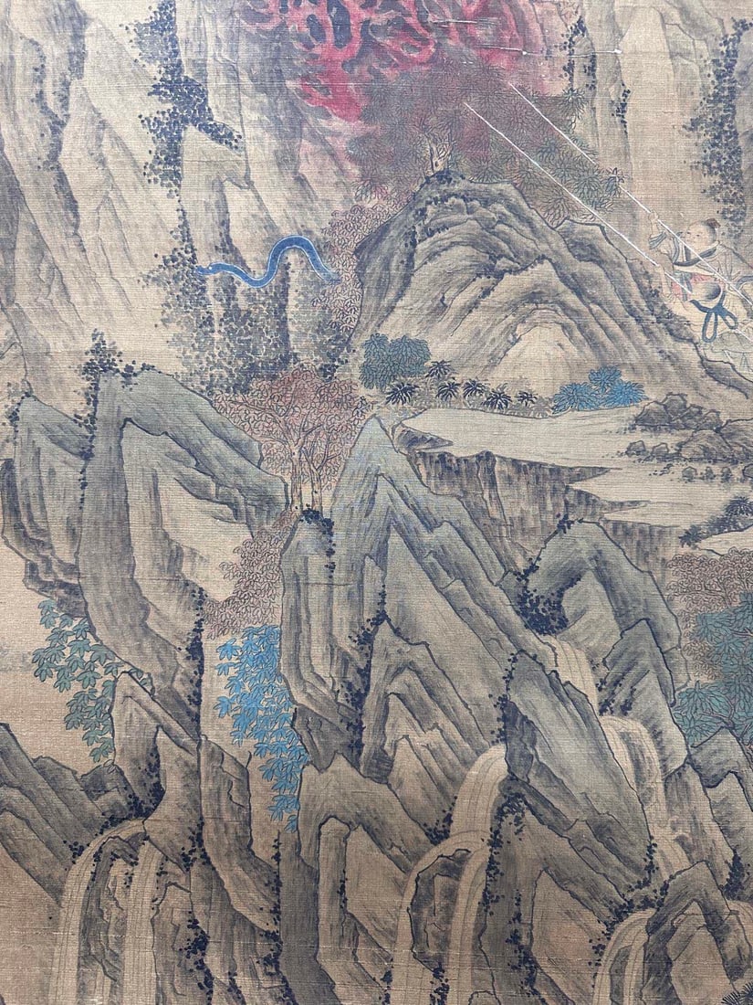 A landscape painting by Wang Meng - 11