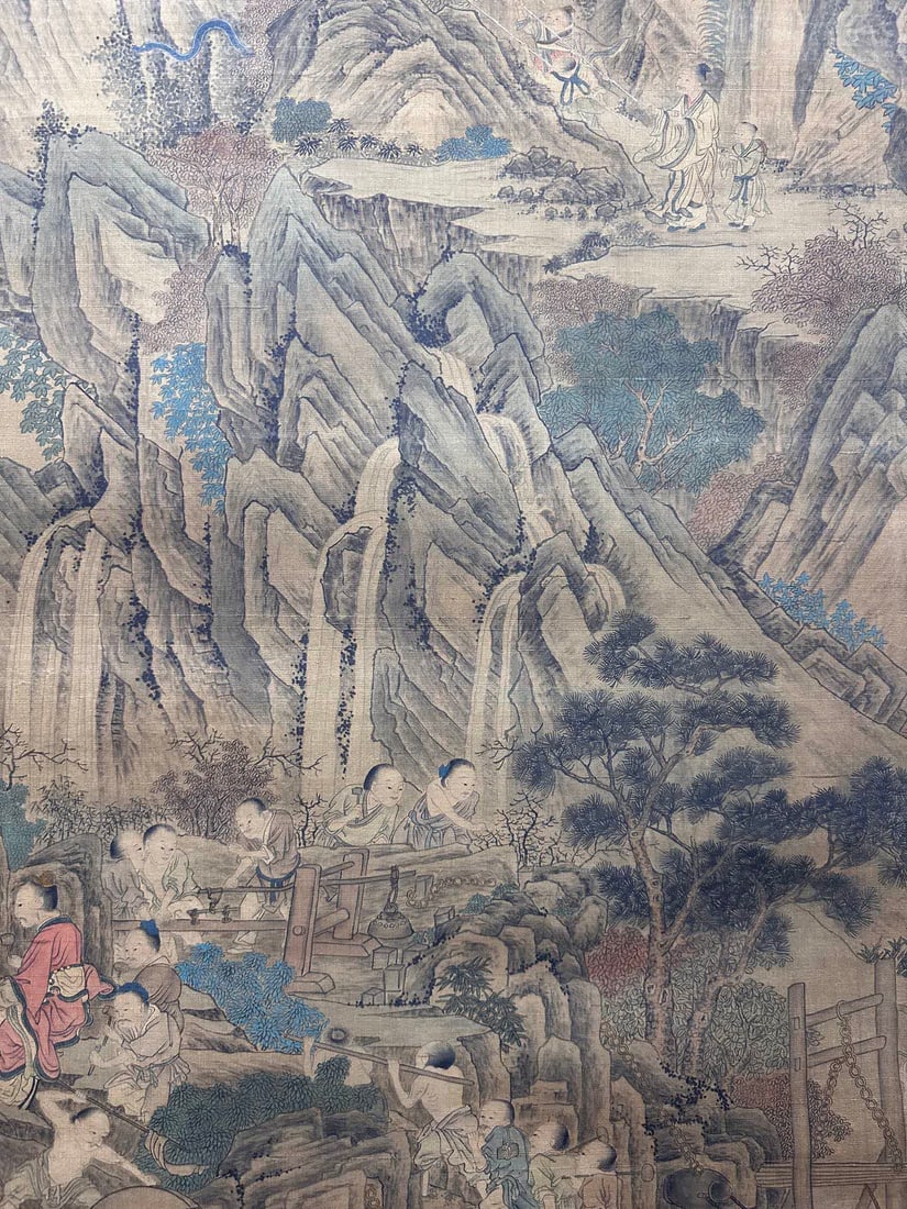 A landscape painting by Wang Meng - 9