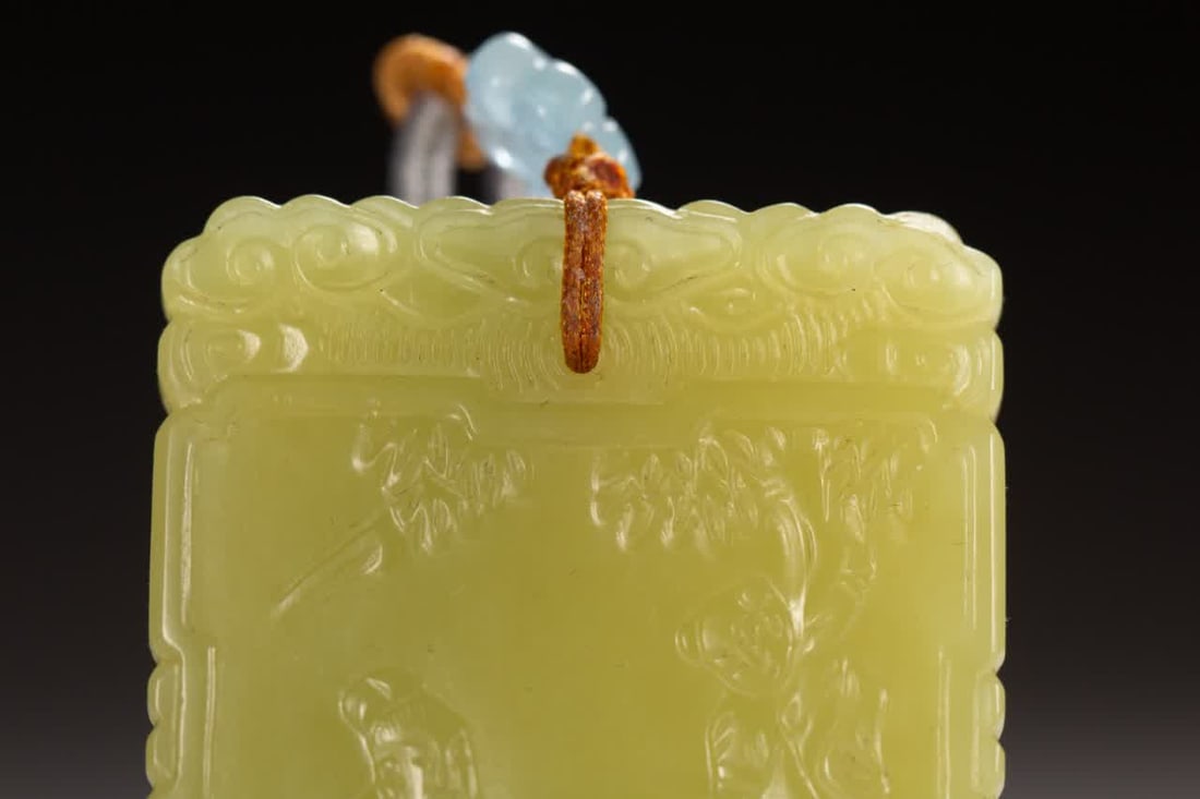 A Qing Dynasty topaz brand - 2