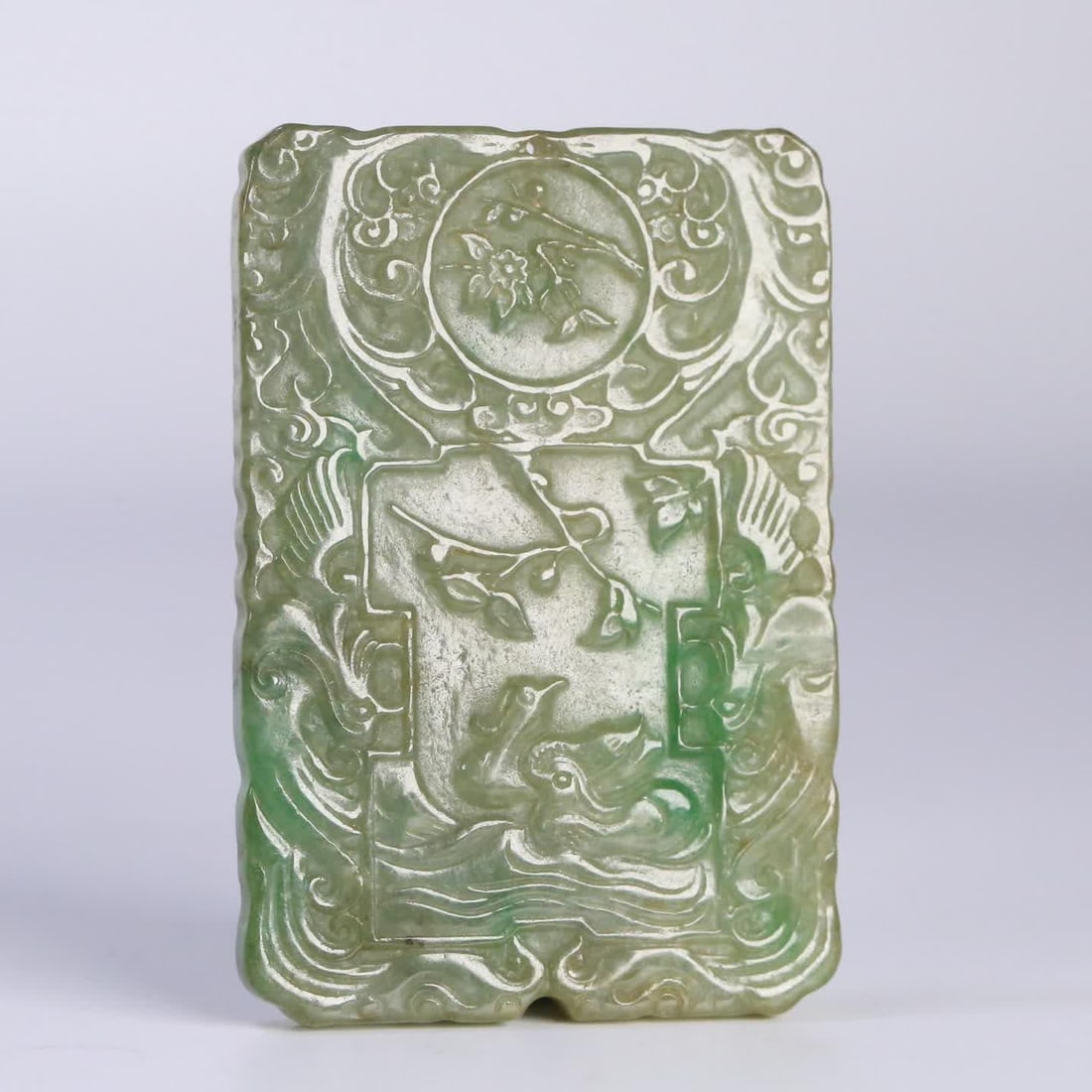 An old jade mandarin duck brand (1 of 9)