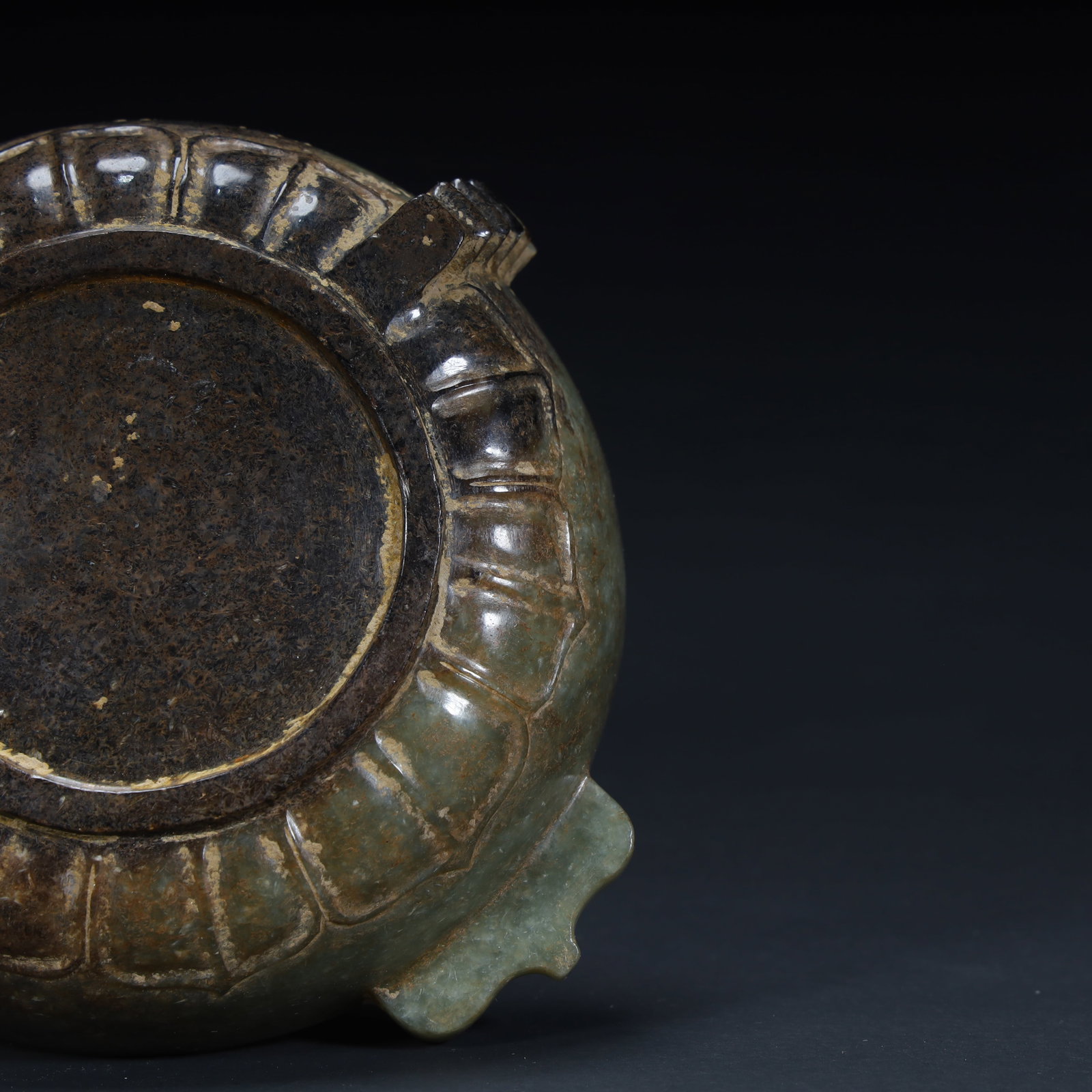 A Han Dynasty ancient jade lotus petal pattern incense insert - 10