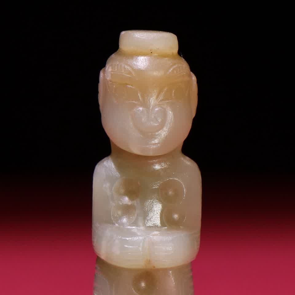 A Han Dynasty jade buckle - 2